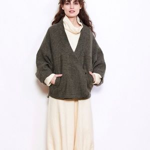 Black Crane Kite Jacket in OS